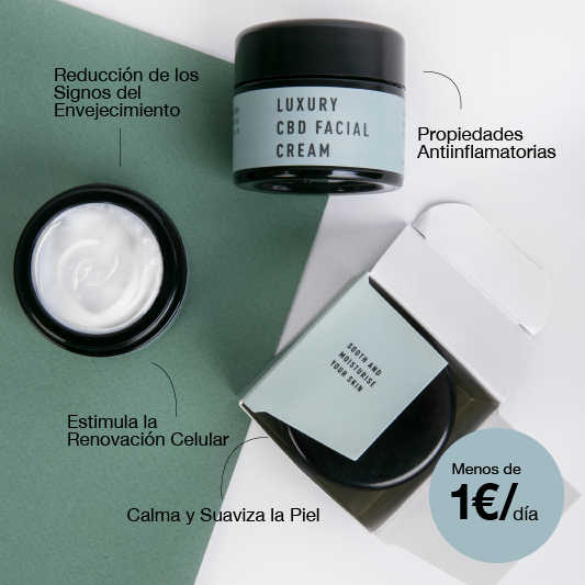 crema facial cbd luxury