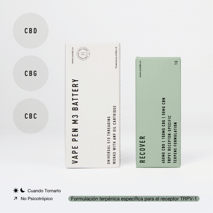 terpenos del vape recover cbc cbg cbd formulacion terpenica especifica para receptor trpv-1