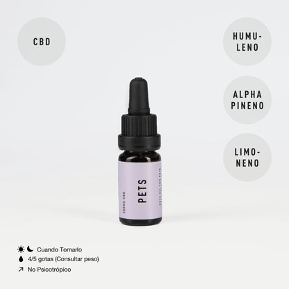 Aceite de CBD Pets – Alivia Estrés, Ansiedad y Dolores